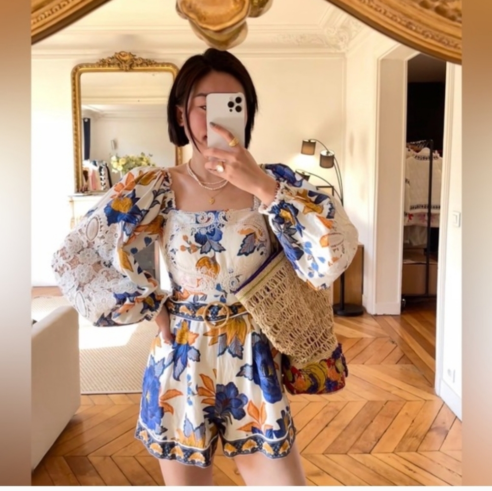 Farm Rio Floral Romper
